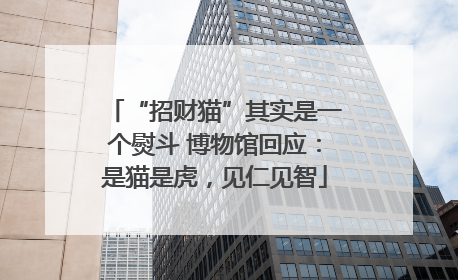 “招财猫”其实是一个熨斗 博物馆回应：是猫是虎，见仁见智