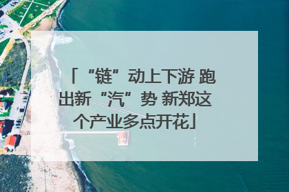“链”动上下游 跑出新“汽”势 新郑这个产业多点开花