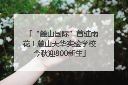 “麓山国际”首驻雨花！麓山天华实验学校今秋迎800新生