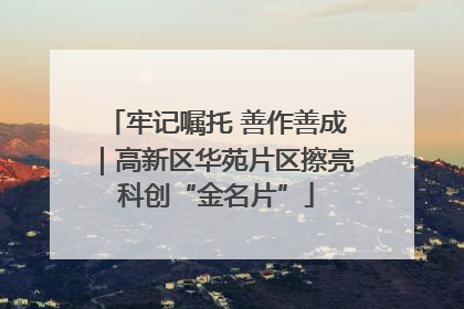 牢记嘱托 善作善成｜高新区华苑片区擦亮科创“金名片”