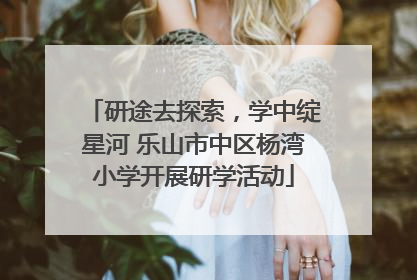 研途去探索，学中绽星河 乐山市中区杨湾小学开展研学活动