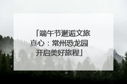 端午节邂逅文旅真心：常州恐龙园开启美好旅程