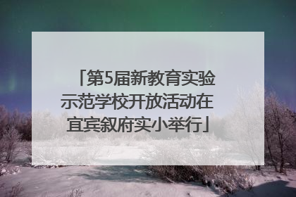 第5届新教育实验示范学校开放活动在宜宾叙府实小举行