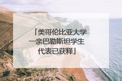 美哥伦比亚大学一亲巴勒斯坦学生代表已获释