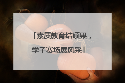 素质教育结硕果，学子赛场展风采