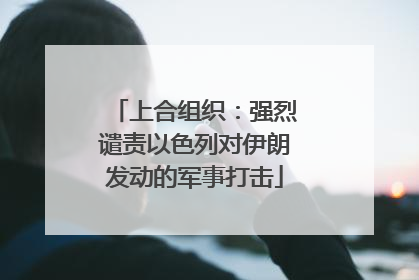 上合组织：强烈谴责以色列对伊朗发动的军事打击