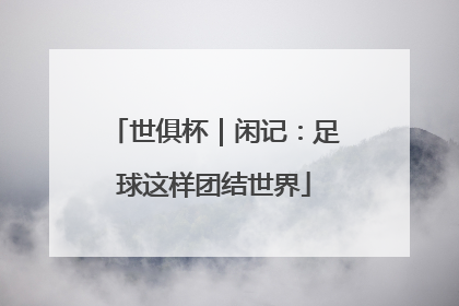 世俱杯｜闲记：足球这样团结世界