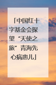 中国红十字基金会探望“天使之旅”青海先心病患儿