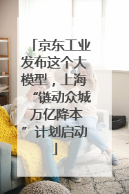 京东工业发布这个大模型，上海“链动众城 万亿降本”计划启动