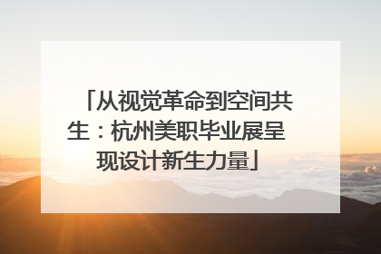 从视觉革命到空间共生：杭州美职毕业展呈现设计新生力量