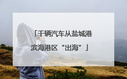 千辆汽车从盐城港滨海港区“出海”