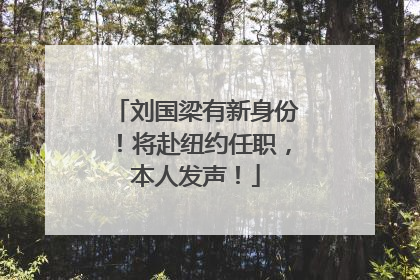 刘国梁有新身份！将赴纽约任职，本人发声！