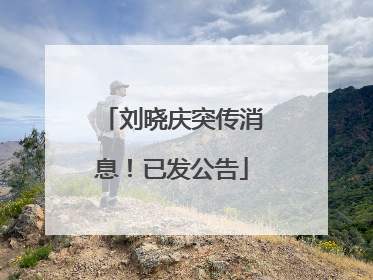 刘晓庆突传消息！已发公告