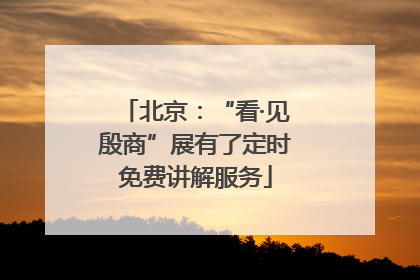 北京：“看·见殷商”展有了定时免费讲解服务