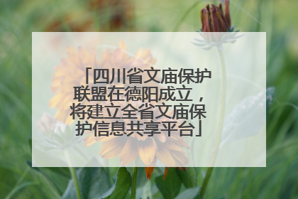 四川省文庙保护联盟在德阳成立，将建立全省文庙保护信息共享平台