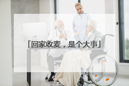 回家收麦，是个大事