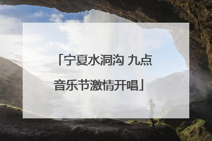 宁夏水洞沟 九点音乐节激情开唱