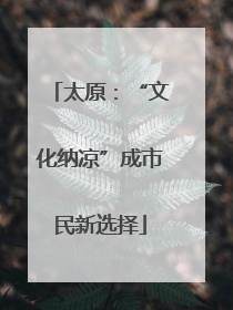 太原：“文化纳凉”成市民新选择