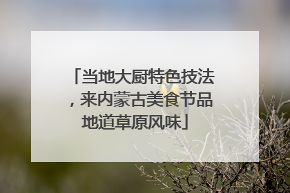 当地大厨特色技法，来内蒙古美食节品地道草原风味