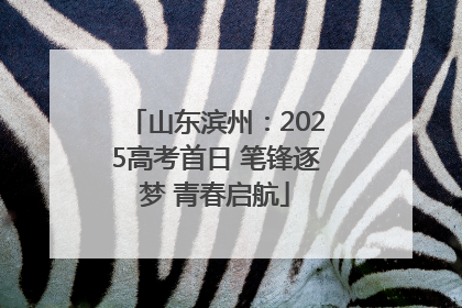 山东滨州：2025高考首日 笔锋逐梦 青春启航