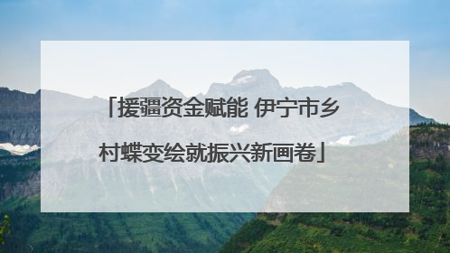 援疆资金赋能 伊宁市乡村蝶变绘就振兴新画卷