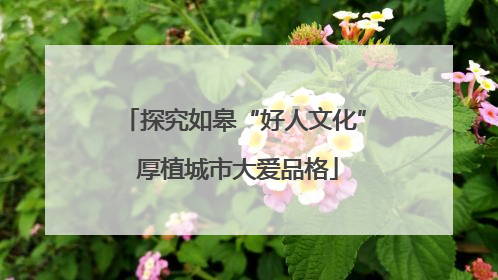 探究如皋“好人文化” 厚植城市大爱品格