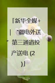 新华全媒+｜“疆电外送”第三通道投产送电 (2)