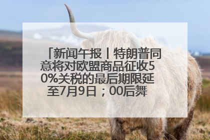 新闻午报丨特朗普同意将对欧盟商品征收50%关税的最后期限延至7月9日；00后舞蹈老师“花式”推介家乡岳阳>>