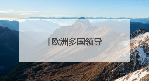 欧洲多国领导人抵达乌克兰基辅进行访问