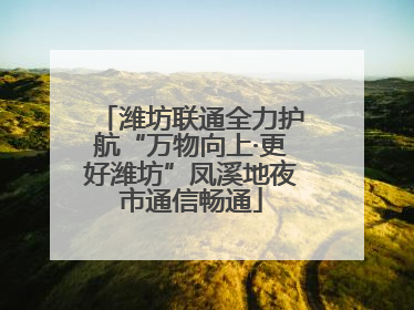 潍坊联通全力护航“万物向上·更好潍坊”凤溪地夜市通信畅通
