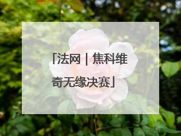 法网｜焦科维奇无缘决赛