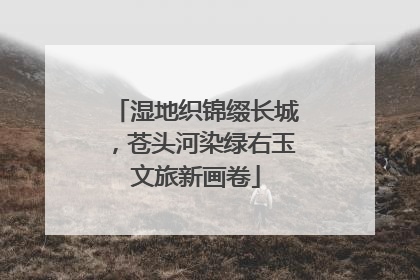 湿地织锦缀长城，苍头河染绿右玉文旅新画卷