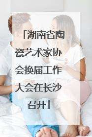 湖南省陶瓷艺术家协会换届工作大会在长沙召开