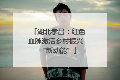 湖北孝昌：红色血脉激活乡村振兴“新动能”