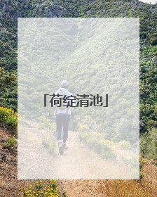 荷绽清池
