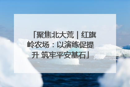 聚焦北大荒｜红旗岭农场：以演练促提升 筑牢平安基石