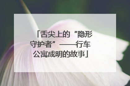 舌尖上的“隐形守护者”——行车公寓成明的故事