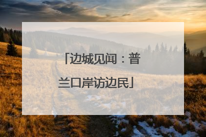 边城见闻：普兰口岸访边民
