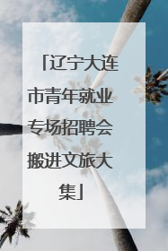 辽宁大连市青年就业专场招聘会搬进文旅大集