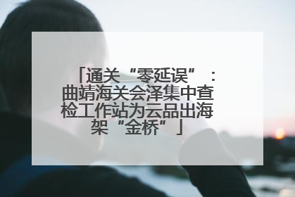 通关“零延误”：曲靖海关会泽集中查检工作站为云品出海架“金桥”