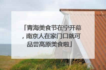 青海美食节在宁开幕，南京人在家门口就可品尝高原美食啦
