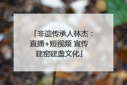 非遗传承人林杰：直播+短视频 宣传建窑建盏文化