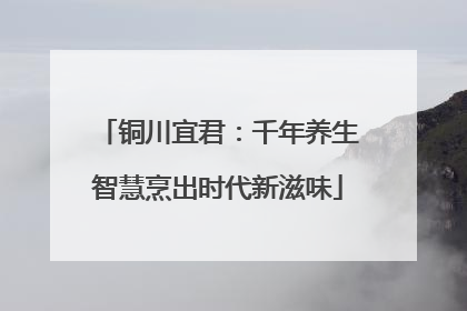 铜川宜君：千年养生智慧烹出时代新滋味