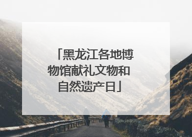 黑龙江各地博物馆献礼文物和自然遗产日
