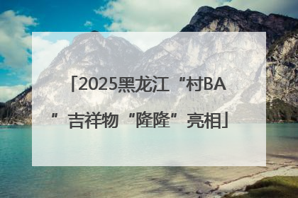 2025黑龙江“村BA”吉祥物“隆隆”亮相