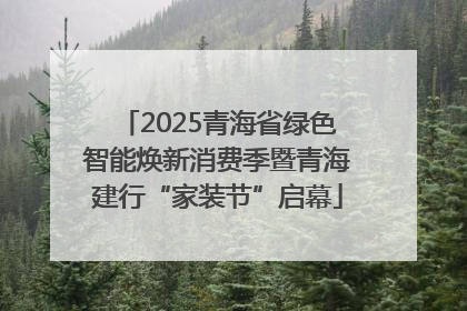 2025青海省绿色智能焕新消费季暨青海建行“家装节”启幕