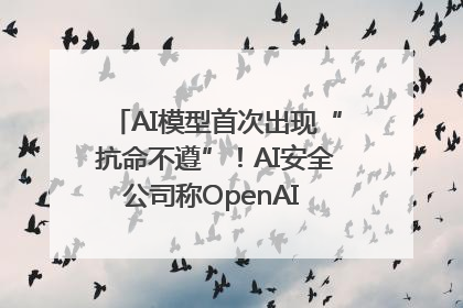 AI模型首次出现“抗命不遵”！AI安全公司称OpenAI o3模型出现异常